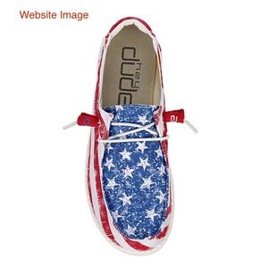 Hey Dude Wendy Star Spangled Slip-On Shoes